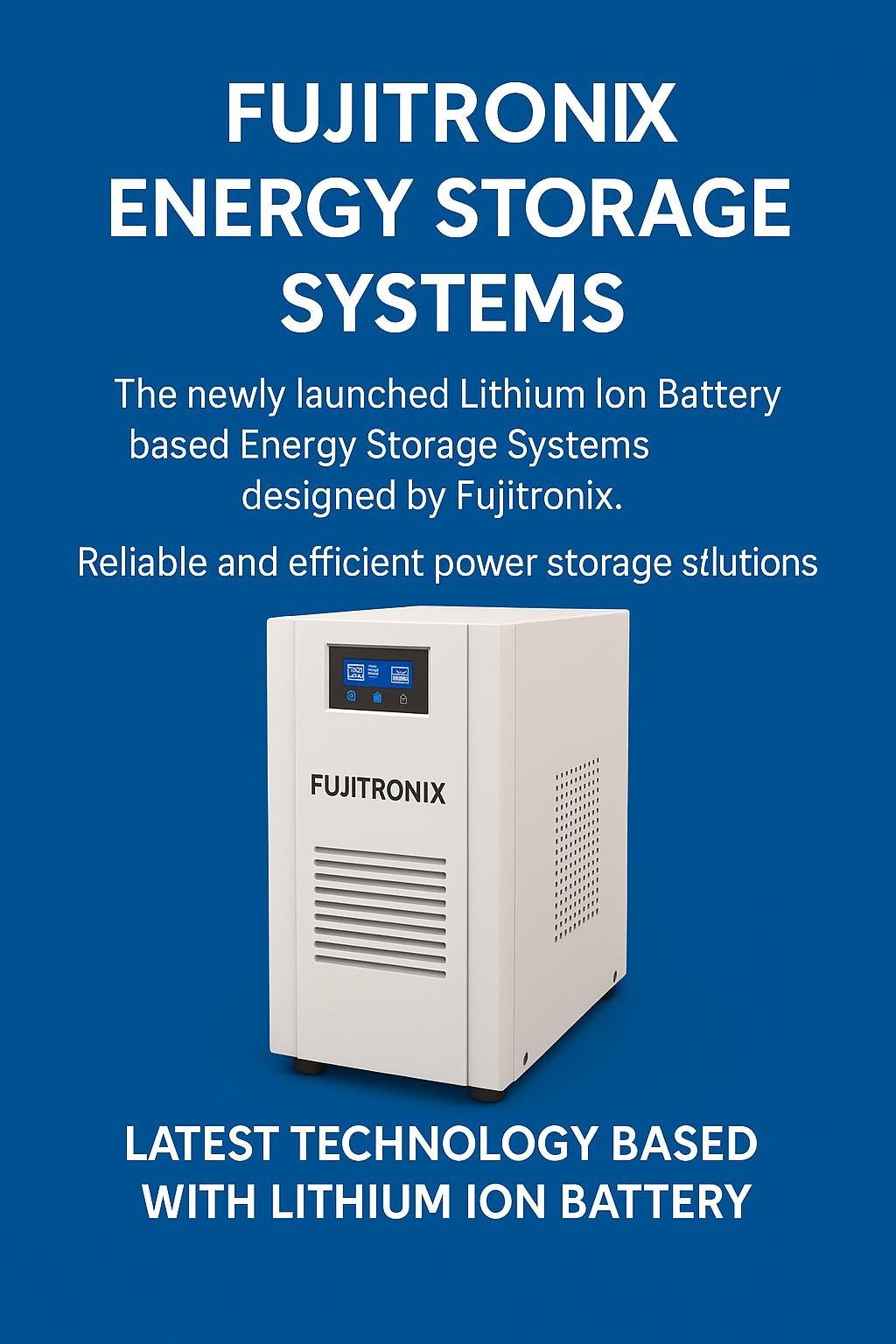 Fujitronix lithium-ion energy storage system product communication